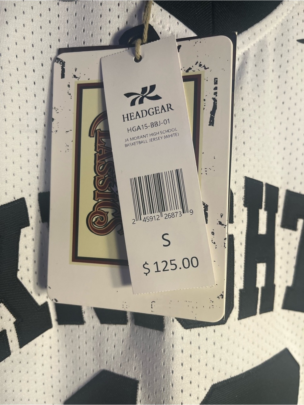 Headgear Classics High School Ja Morant Jersey New With Tags Men’s Small (40) - Picture 3 of 6